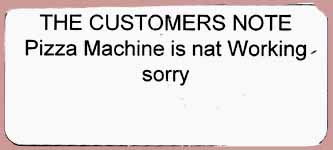 THE CUSTOMERS NOTE